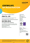 ISO9001:2015 CERTIFICATE OF REGISTRATION